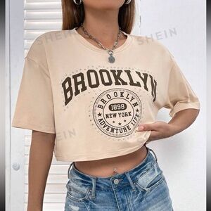 WOMENS SHEIN Summer Crop Top (BROOKLYN)